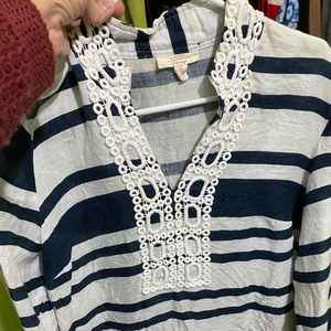 Linen tunic top by Charter Club.